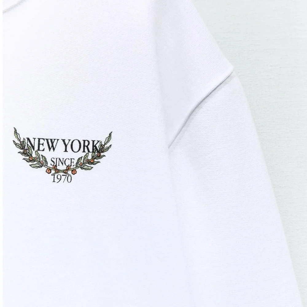 ZARA TEXT PRINT SWEATSHIRT - Picture 8 of 8